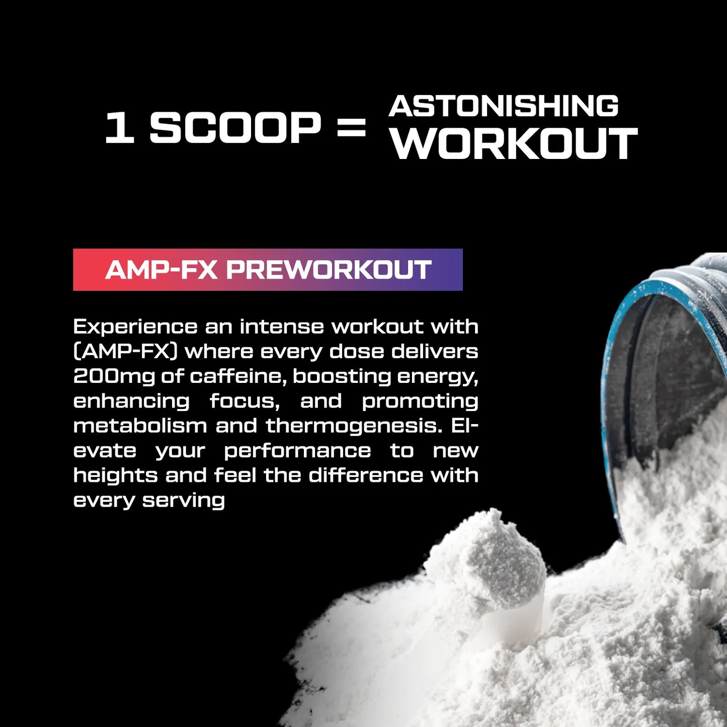 AMP-FX Pre Workout + Free Shaker