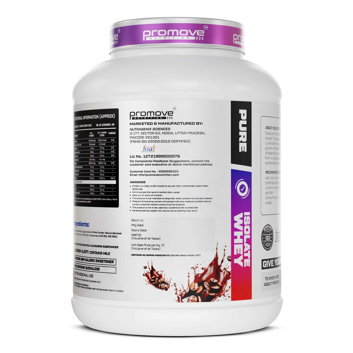 Isolate-FX Whey Isolate + Free Super Fiber