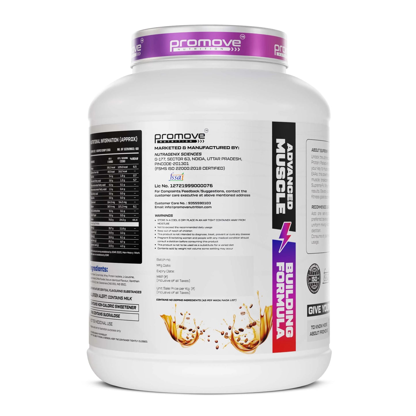Supreme-FX Whey Protein + Free Crea FX Creatine