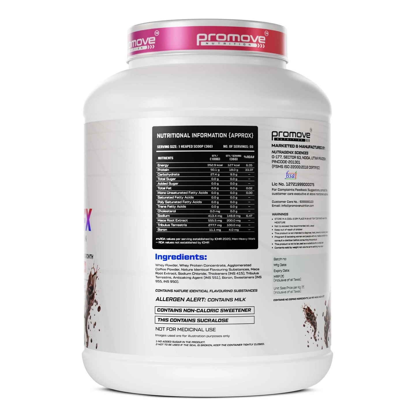 Nitra-FX 100% Whey Protein + Free Crea FX Creatine