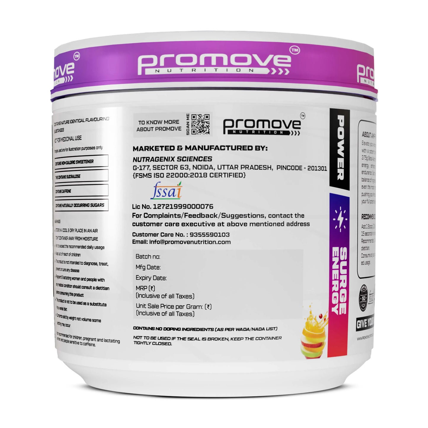AMP-FX Pre Workout + Free Shaker