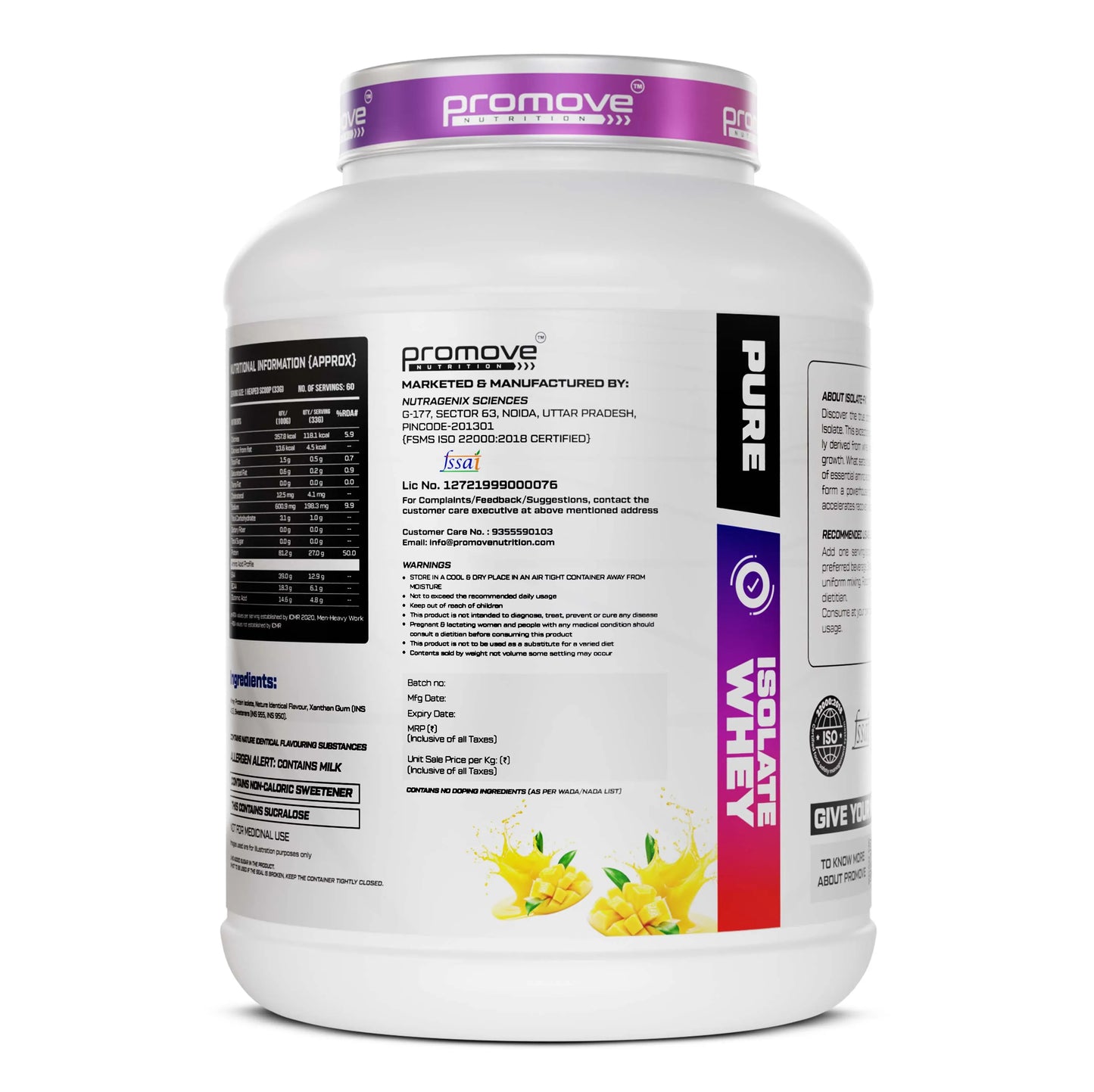 Isolate-FX Whey Isolate + Free Super Fiber