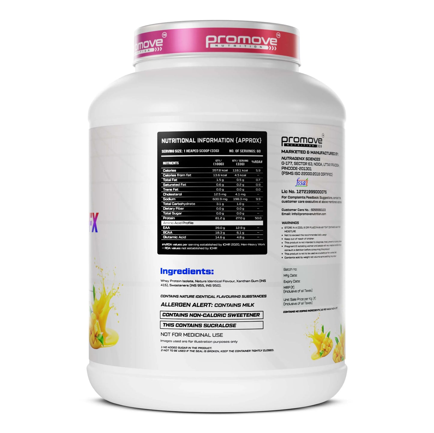 Isolate-FX Whey Isolate + Free Super Fiber
