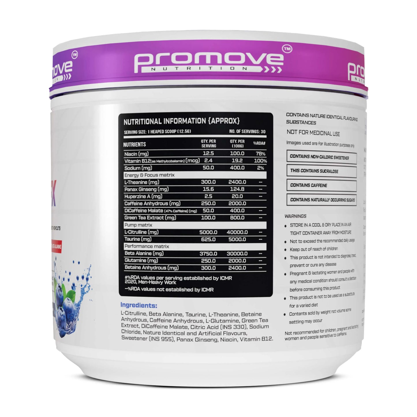 Promove Nutrition AMP-FX Pre Workout