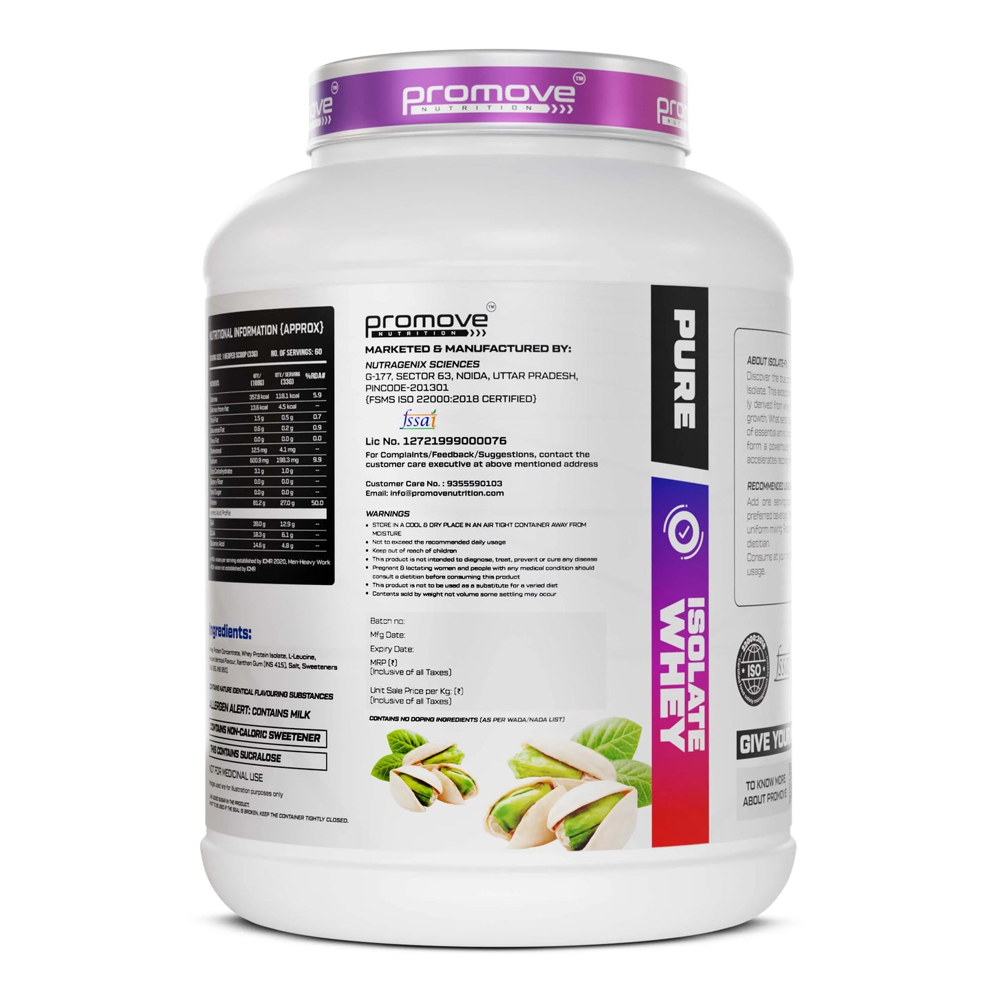 Promove Nutrition Isolate-FX Whey Isolate