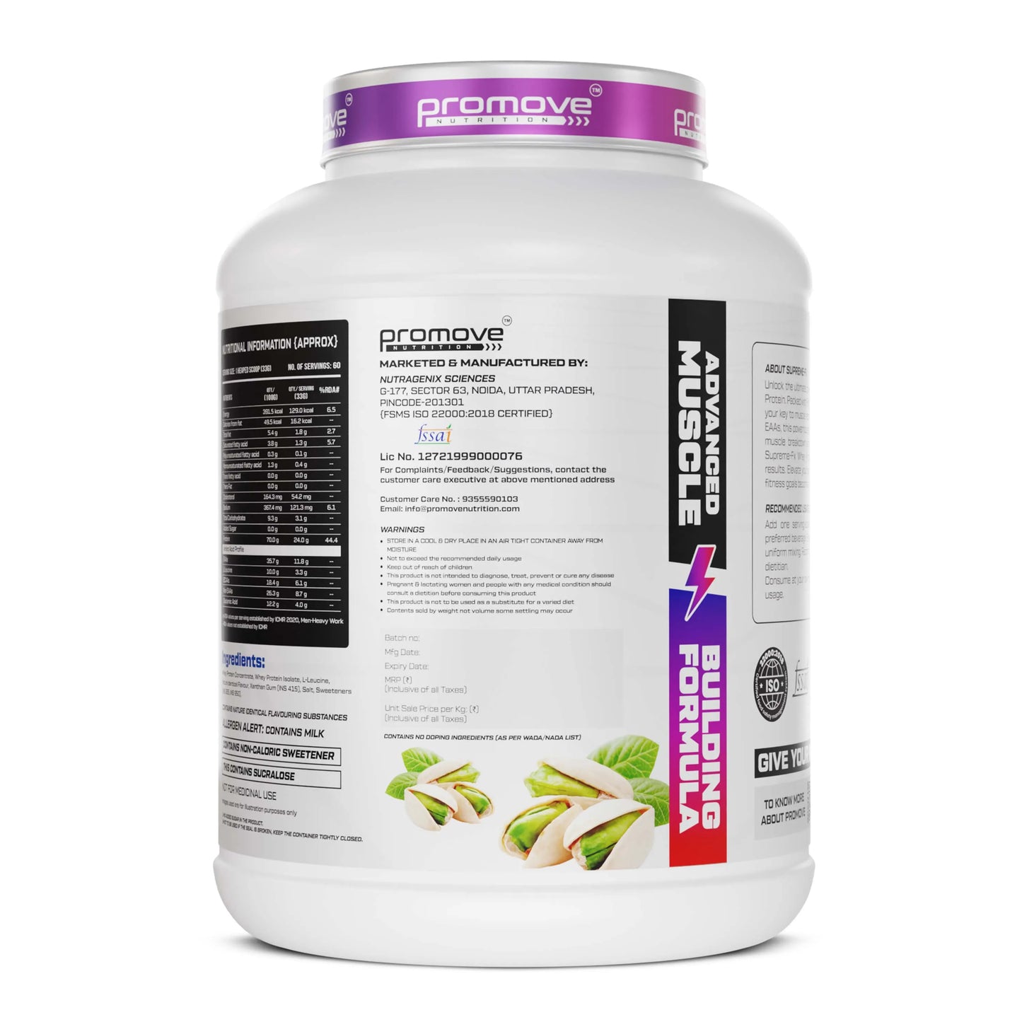 Promove Nutrition Supreme-FX Whey Protein